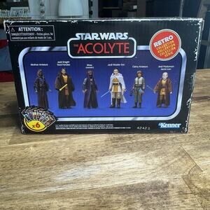 Star Wars The Acolyte | Box Set w/ 6 Figures | Kenner Hasbro Retro Collection